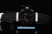 Hublot Big Bang Yacht Club Monaco Swiss Valjoux 7750 Automatic Movement Ceramic Bezel with Black Dial and Silver Markers 1:1 Original