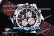 Tag Heuer Formula 1 Miyota Quartz Steel Case with Black Dial and Black Nylon Strap Stick Markers