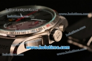 Tag Heuer Grand Carrera Calibre 36 RS Chrono Miyota OS20 Quartz Steel Case with Black Dial and Black Stick Markers