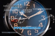 Zenith Pilot Type 20 GMT Asia ST25 Automatic PVD Case with Black Dial Arabic Numeral Markers and Brown Leather Strap