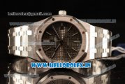 Audemars Piguet Royal Oak 41 MM Clone AP Calibre 3120 Automatic Steel Case Grey Dial With Stick Markers Steel Bracelet( JH)