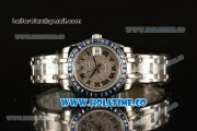 Rolex Datejust Pearlmaster 39MM Asia 2813 Automatic Steel Case/Bracelet with Diamonds Dial and Sapphires Bezel Rolex Datejust Pearlmaster 39MM Asia 2813 Automatic Steel Case/Bracelet with Diamonds Dial and Sapphires Bezel