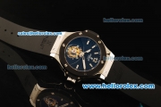 Hublot Big Bang Swiss Tourbillon Automatic Movement Steel Case with Black Dial and Black Rubber Strap