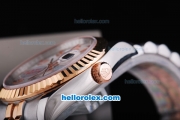 Rolex Datejust Oyster Perpetual Automatic Two Tone with White Dial