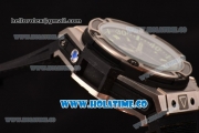 Hublot King Power Oceanographic Diver 4000 Swiss ETA 2892 Automatic Titanium Case with Black Dial and Black Rubber Strap