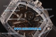 Hublot MP-06 Senna Chrono OS20 Quartz Rubber Case with Skeleton Dial and Grey Rubber Strap