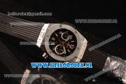 Hublot Big Bang Unico Chrono Swiss Valjoux 7750 Automatic Steel Case with Skeleton Dial and Black Rubber Strap - 1:1 Original