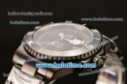 Rolex Submariner Bamford Asia 2813 Automatic Full PVD with Black Micro Checkered Dial and White Markers