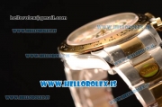 Rolex Daytona Two Tone YG Rolex 4130 Auto Best Edition 1:1 Clone White Dial Stick 116503