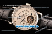A.Lange&Sohne Tourbilon Pour Le Merite Asia Automatic Steel Case with White Dial and Silver Markers