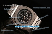 Audemars Piguet Royal Oak Offshore Chronograph Miyota OS10 Quartz Steel Case/Strap with Stick Markers Black Dial