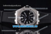 Audemars Piguet Royal Oak Offshore Diver Asia Automatic Steel Case Black Dial Black Rubber Strap and Stick Markers