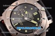 Panerai Luminor Submersible 1950 2500M 3 Days PAM 364 Clone P.9000 Automatic Titanium Case with Black Dial and Green Markers - 1:1 Original (ZF)