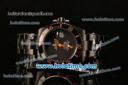 Rolex Submariner Bamford Asia 2813 Automatic Full PVD with Black Micro Checkered Dial - Orange Spirit