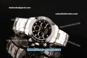 Rolex Daytona 2013 New Desiger Chrono Swiss Valjoux 7750 Automatic Steel Case with Black Dial Stick Markers and Ceramic Bezel