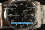 Rolex Explorer Cartier Asia Auto with Steel Case Black Dial and Steel Bracelet