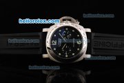 Panerai Luminor Regatta Pam 308 Automatic Movement Blue Dial with Green Dot Markers and Black Rubber Strap Panerai Luminor Regatta Pam 308 Automatic Movement Blue Dial with Green Dot Markers and Black Rubber Strap