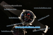 Tag Heuer Grand Carrera Calibre 36 RS Chrono Miyota OS20 Quartz Steel Case with Black Dial and Silver Markers