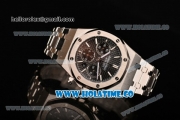 Audemars Piguet Royal Oak Chronograph 41mm Swiss Valjoux 7750 Automatic Full Steel with Black Dial and Stick Markers (EF)