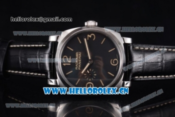 Panerai Radiomir 1940 Clone Panerai P.2002/1 Manual Winding Steel Case with Black Dial and Stick/Arabic Numeral Markers (KW)