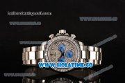 Rolex Daytona Swiss Valjoux 7750 Automatic Full Steel with Diamonds Dial and White Stick Markers (G59)