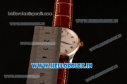 Longines Master Swiss ETA 2824 Automatic Steel Case with Rose Gold Bezel and White Dial