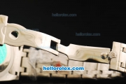 Rolex Datejust Swiss ETA 2836 Automatic Movement Full Steel with Diamond Bezel and Diamond Strap