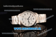 Longines Master 2824 Auto Steel Case with White Dial and Steel Bracelet