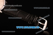 Blancpain Le Brassus Swiss ETA 2824 Automatic Steel Case with Beige Dial and Black Leather Strap