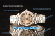 Rolex Datejust 31 Steel 2836 Auto With Steel Bracelet Sliver Dial Roman