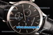 Jaeger-LECoultre Master Perpetual Calendar Asia Automatic Steel Case with Black Dial and Stick Markers