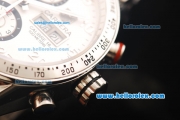 Tag Heuer Carrera Calibre 16 Chronograph Swiss Valjoux 7750 Automatic Movement Full Steel with White Dial-43mm