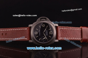 Panerai Luminor Marina PAM00026 Swiss ETA 6497 Manual Winding PVD Case with Black Dial - 1:1 Original