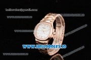 Patek Philippe Nautilus Miyota 9015 Automatic Rose Gold Case White Dial With Stick Markers Rose Gold Bracelet