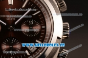 Vacheron Constantin Overseas Chrono Miyota 9015 Automatic Steel Case with Brown Dial and Steel Bracelet