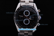 Tag Heuer Automatic Movement PVD Bezel with Black Dial