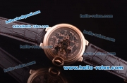 Cartier Ballon Bleu De Automatic Steel Case with Skeleton Dial and Roman Markers