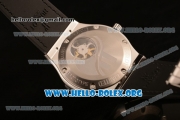 Hublot Classic Fusion Tourbillon Swiss Tourbillon Manual Winding Steel Case with Black Dial and Black Leather Strap (ZF)
