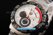 Tag Heuer Formula Automatic Movement with White Dial- Kimi Raikkonen