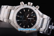 Tag Heuer Professional 200 Meters Chronograph Quartz with Black Dial and White Bezel-Small Calendar