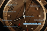 Porsche Design Swiss 7750 Valjoux 7750 Automatic Titanium Case with Grey Dial and Black Rubber Strap-1:1 Original