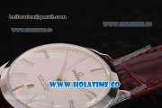 Omega De Ville Trésor Master Co-Axial Swiss ETA 2824 Automatic Steel Case with Stick Markers and Silvery Opaline Dial