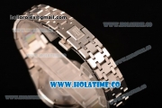 Audemars Piguet Royal Oak 33MM Miyota Quartz Steel Case/Bracelet with Stick Markers and Black Dial (EF)