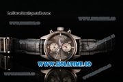 IWC Pilot's Watch Chrono Swiss Valjoux 7750 Automatic Steel Case with Gray Dial and Arabic Numeral Markers (H)