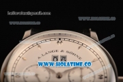 A.Lange&Sohne Tourbilon Pour Le Merite Asia Automatic Steel Case with White Dial and Silver Markers