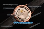 IWC Portofino Automatic Miyota 9015 Automatic Rose Gold Case with Grey Dial and Stick Markers