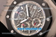 Audemars Piguet Royal Oak Offshore Chrono Miyota Quartz Steel Case with PVD Bezel Coffee Dial and White Stick Markers (EF)