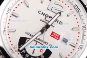 Chopard Gran Turismo XL Power Reserve Working Automatic Movement with White Dial and Silver Case-SSBand