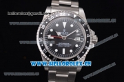 Rolex GMT-Master Vintage Asia 2813 Automatic Stainless Steel Case/Bracelet with White Markers and Black Dial