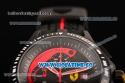 Ferrari Race Day Watch Chrono Miyota OS10 Quartz PVD Case with Black/Red Dial and Arabic Numeral Markers